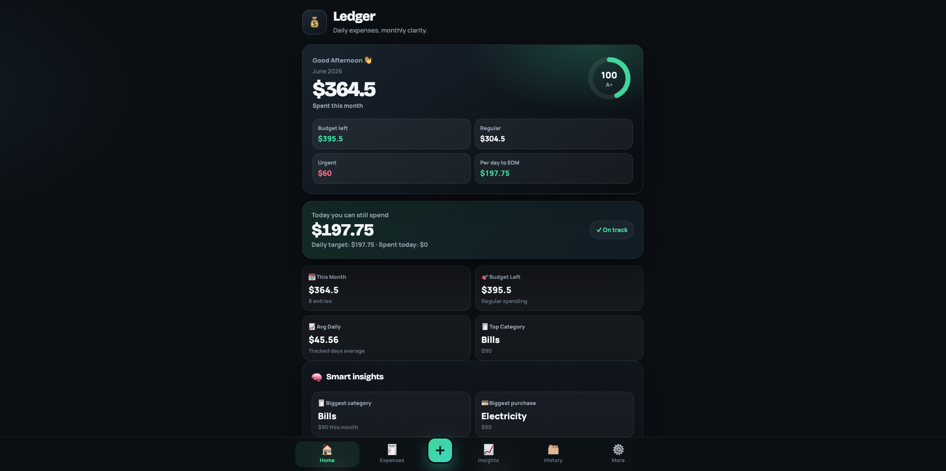Ledger - Expense Tracker